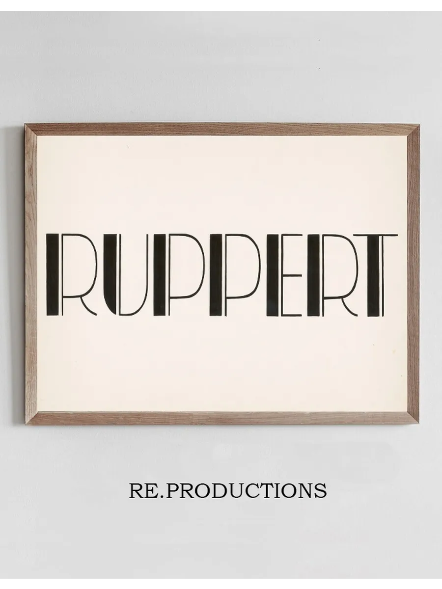 Typographical Studies for Ruppert Beer