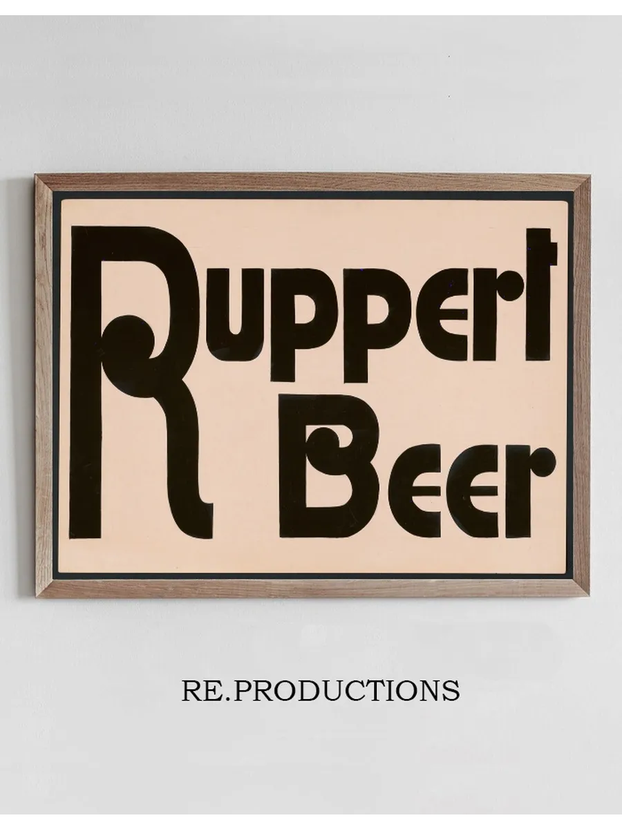 Typographical Studies for Ruppert Beer