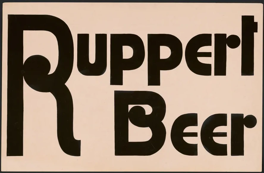 Typographical Studies for Ruppert Beer