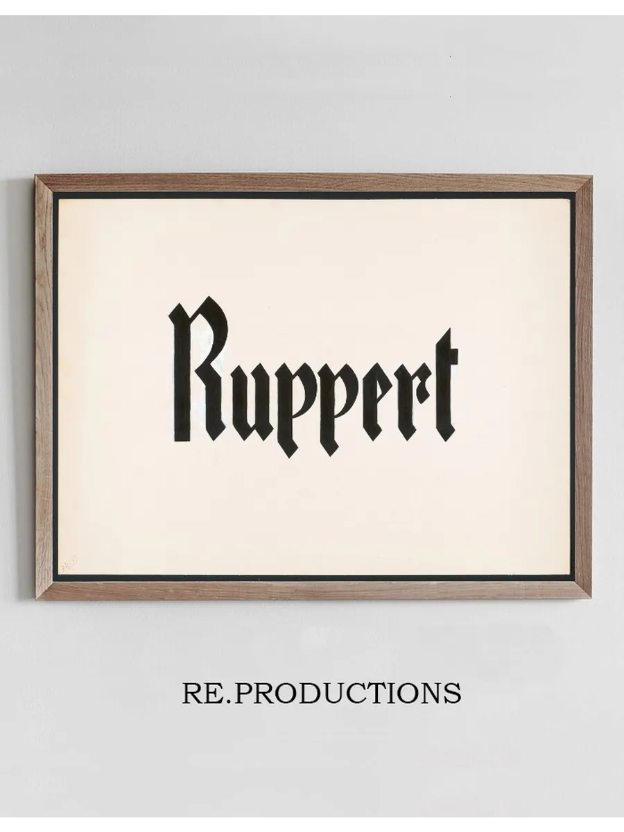 Typographical Studies for Ruppert Beer