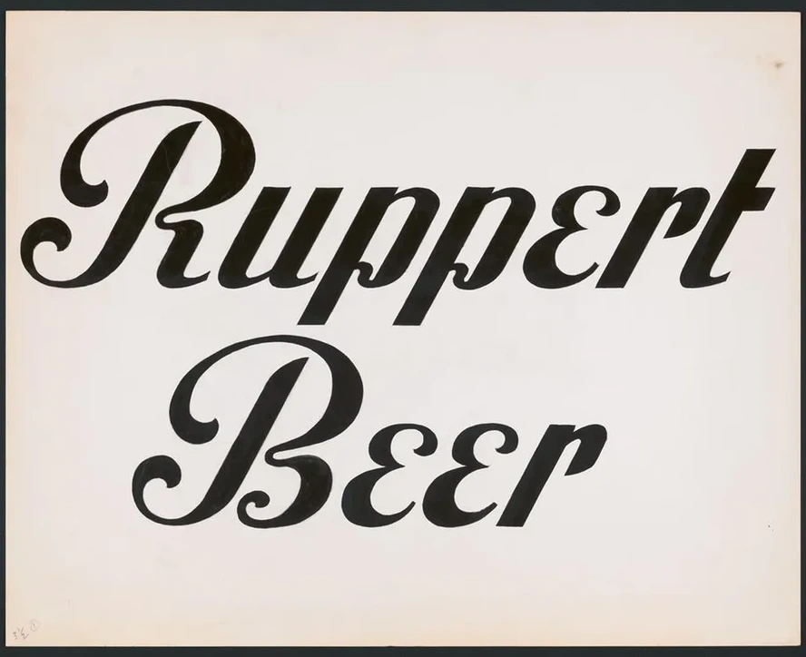 Typographical Studies for Ruppert Beer
