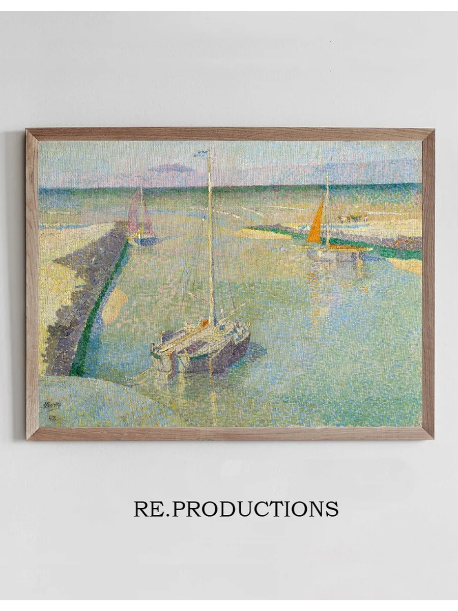 Uitmonding van den Rijn ou Le Port de Katwijk
