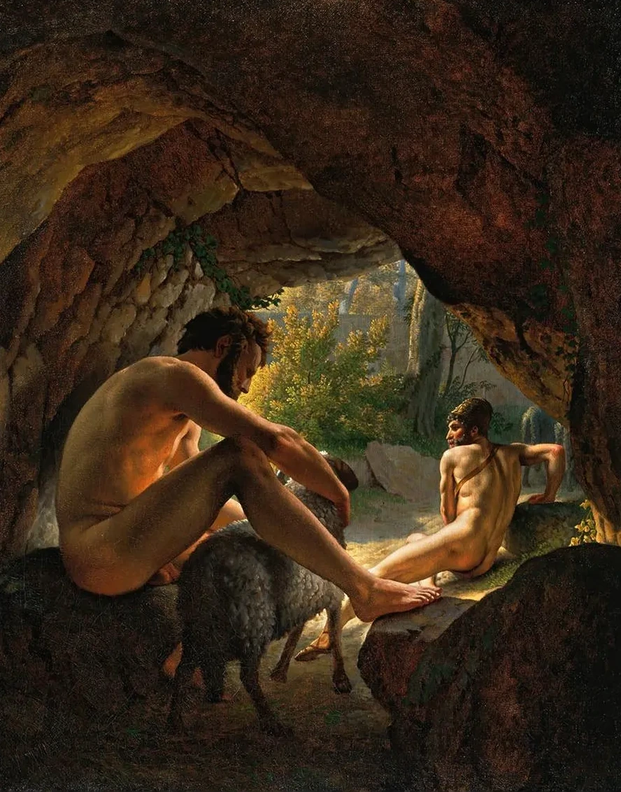 Ulysses Fleeing the Cave of Polyphemus