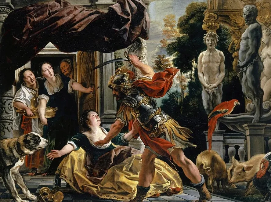 Ulysses Threatening Circe