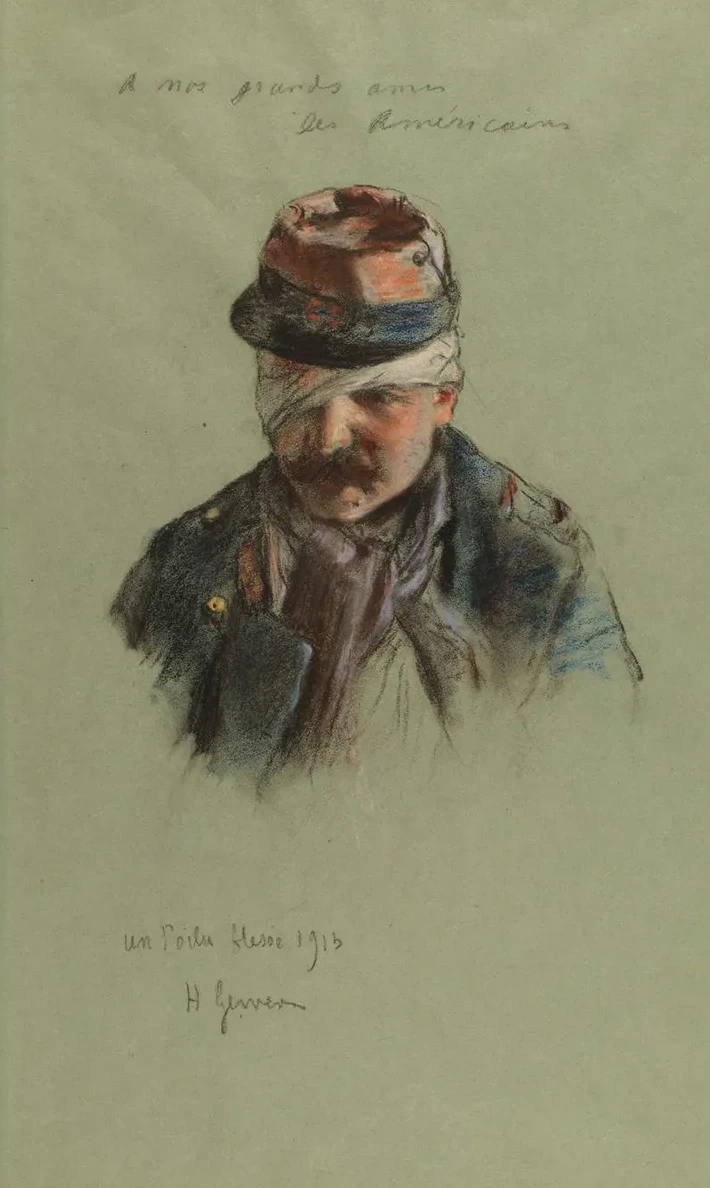 Un Poilu Blesse