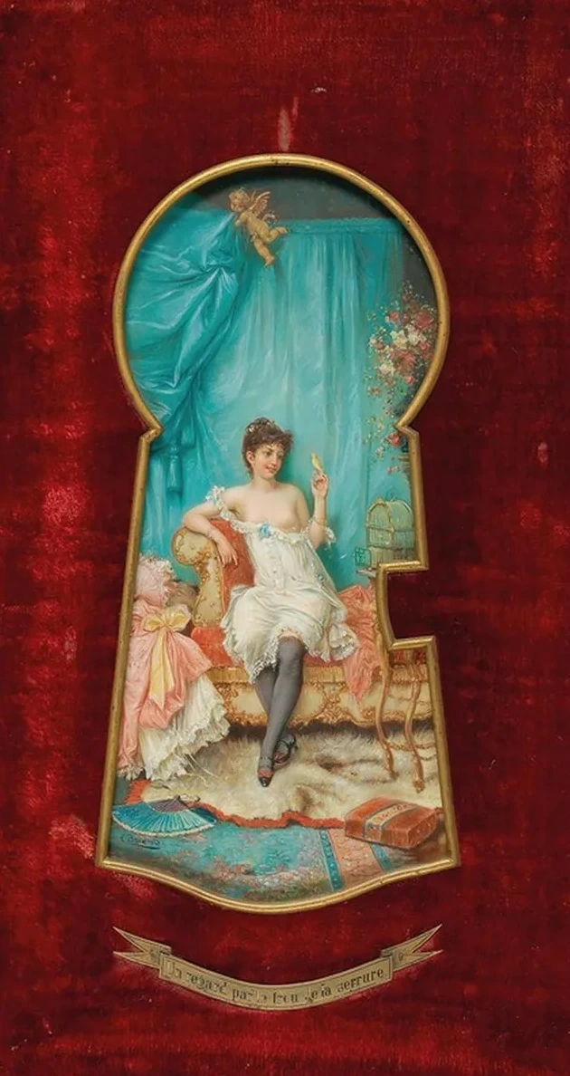 Un Regard Par Le Trou De La Serrure (Through The Keyhole)