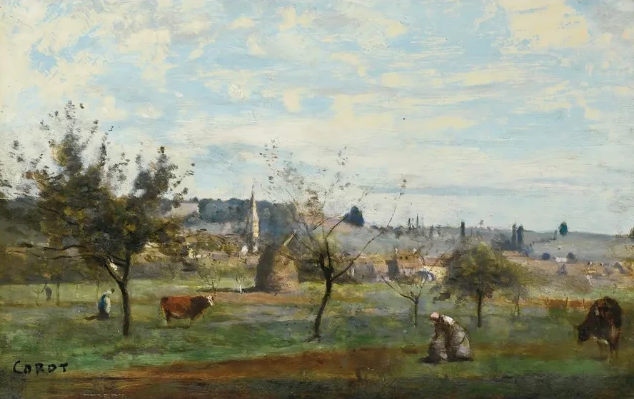 Un Village Des Environs De Mantes