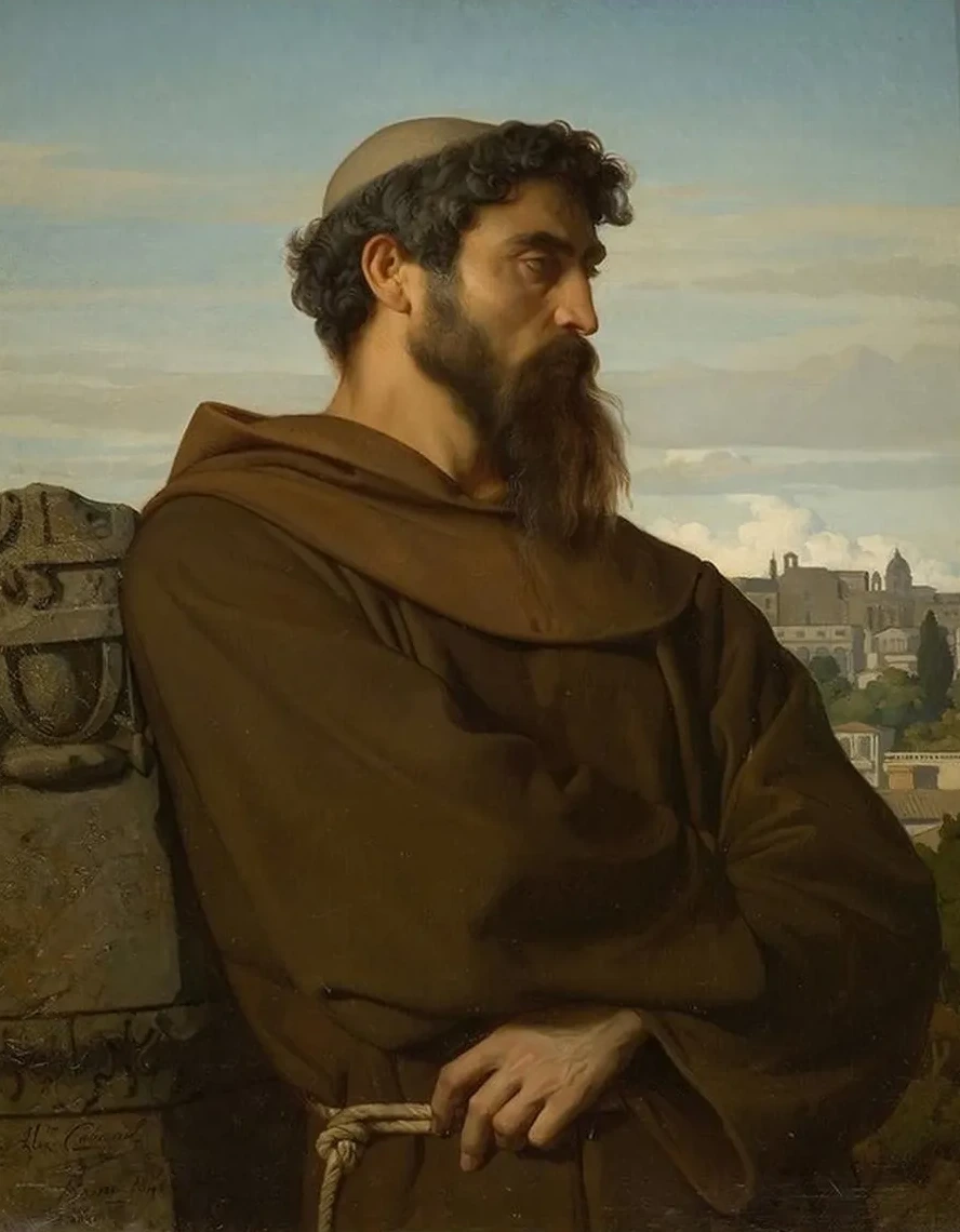 Un Penseur, Jeune Moine Romain