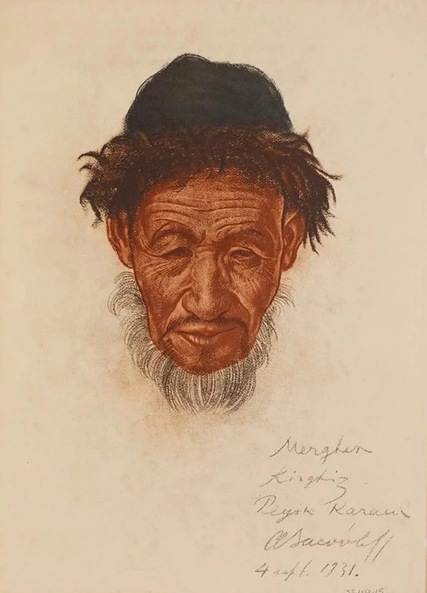 Un Vieux Kirghize, Peyik, Sinkiang