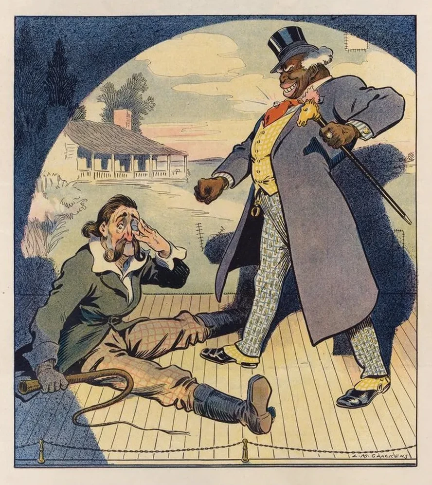 Uncle Tom's Cabin as It Will Have to Be Played If Johnson Wins