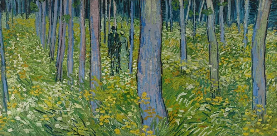 Undergrowth with Two Figures