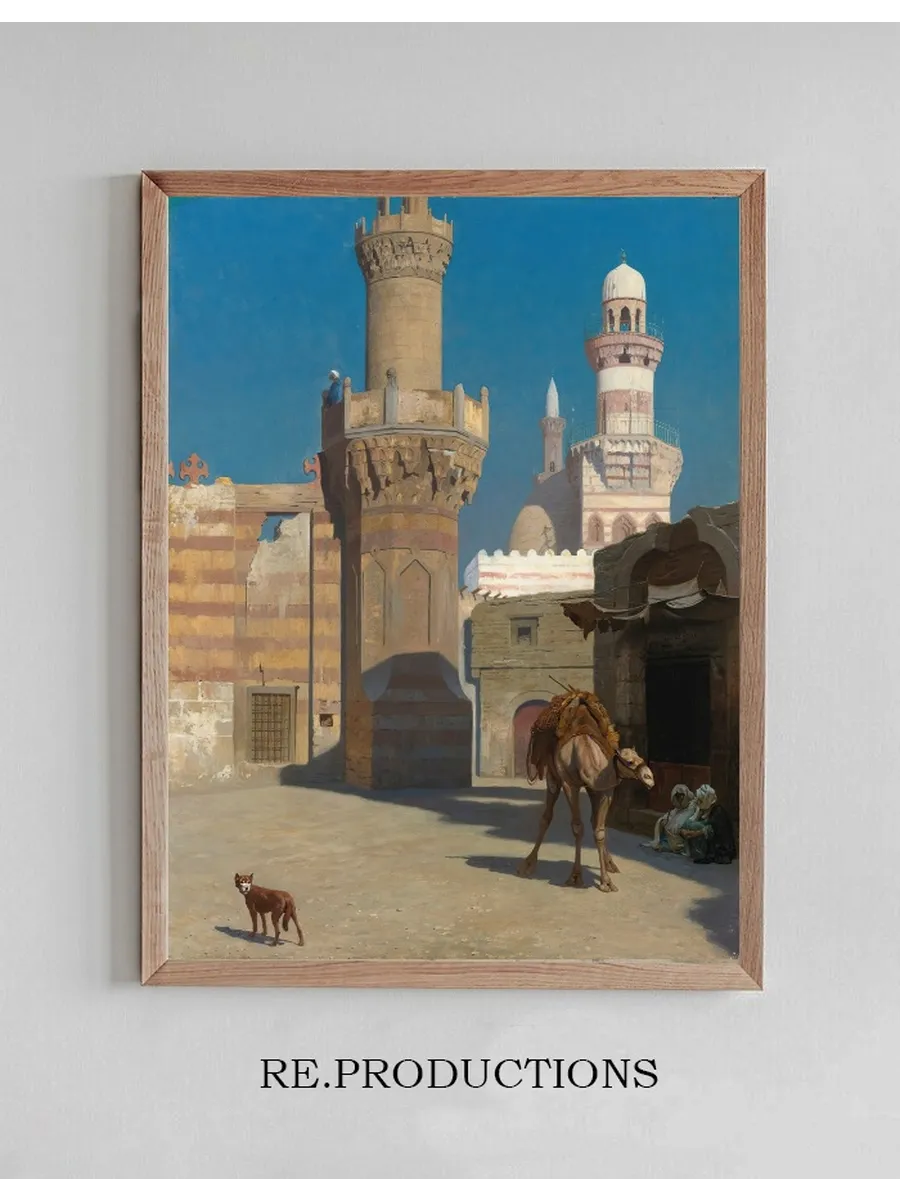 Une Journ e Chaude Au Caire (Devant La Mosqu e)