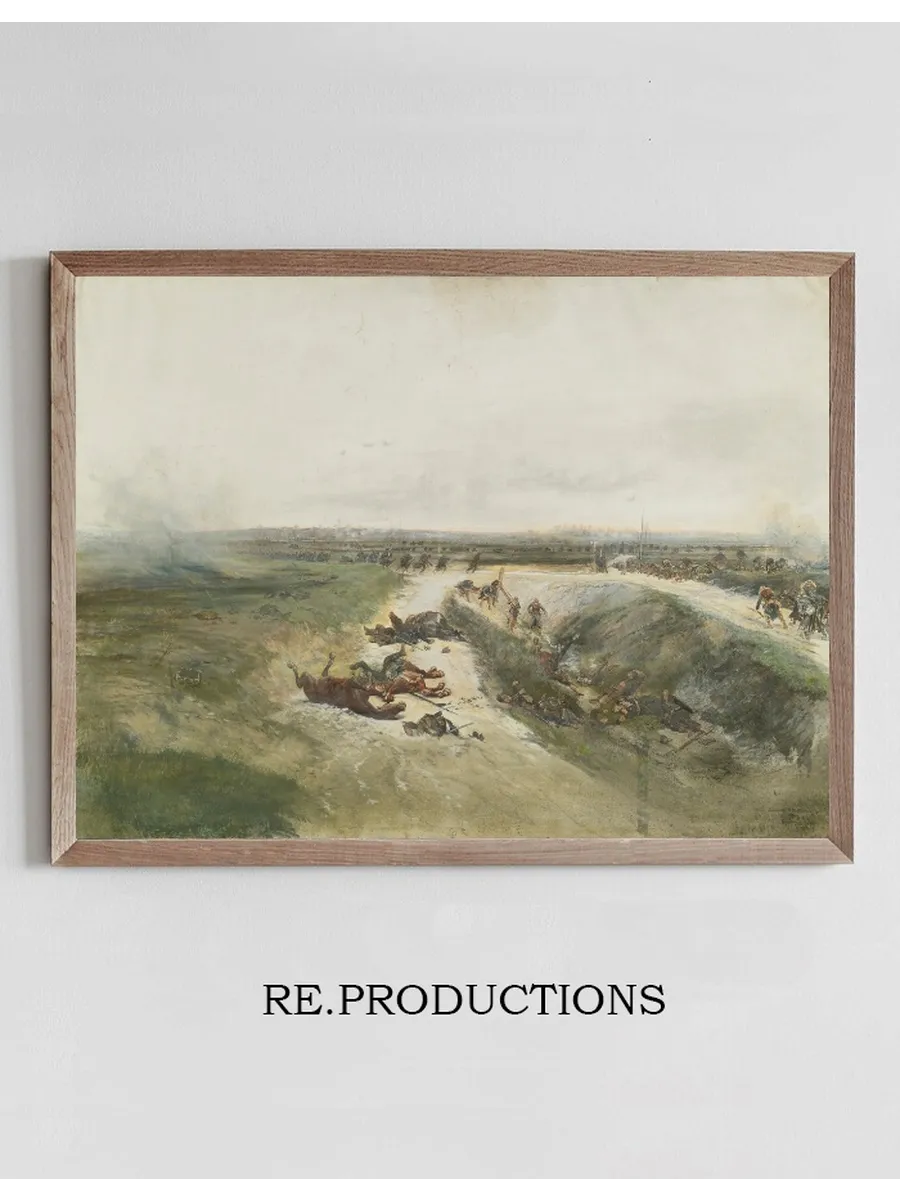 Une L offensive Militaire A Study For The Panorama Of The Battle Of Champigny