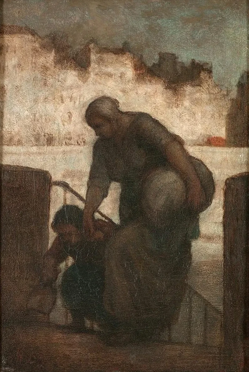 Une laveuse au Quai d Anjou (Laundress on the Quai d Anjou)
