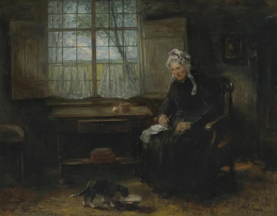 Une Vieille Demoiselle