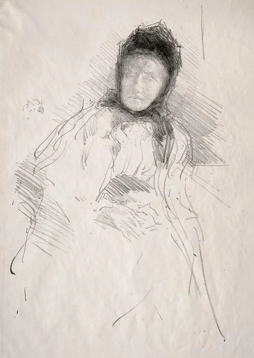 Unfinished Sketch of Lady Haden