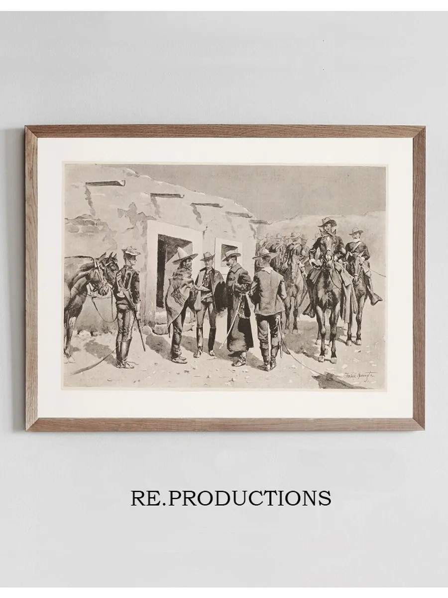 United States Cavalry Hunting for Garza on the Rio Grande
