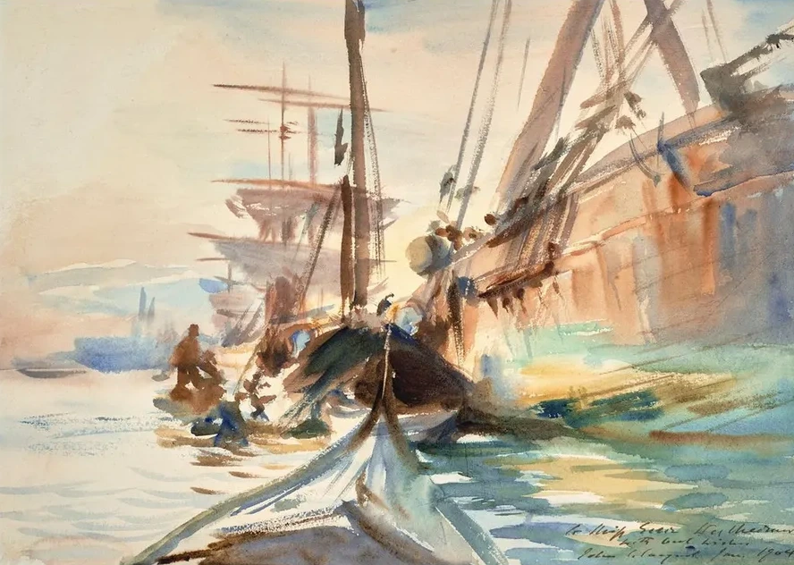 Unloading Boats