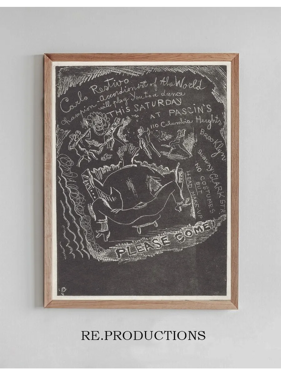 Untitled (Invitation to Party at Jules Pascin's)