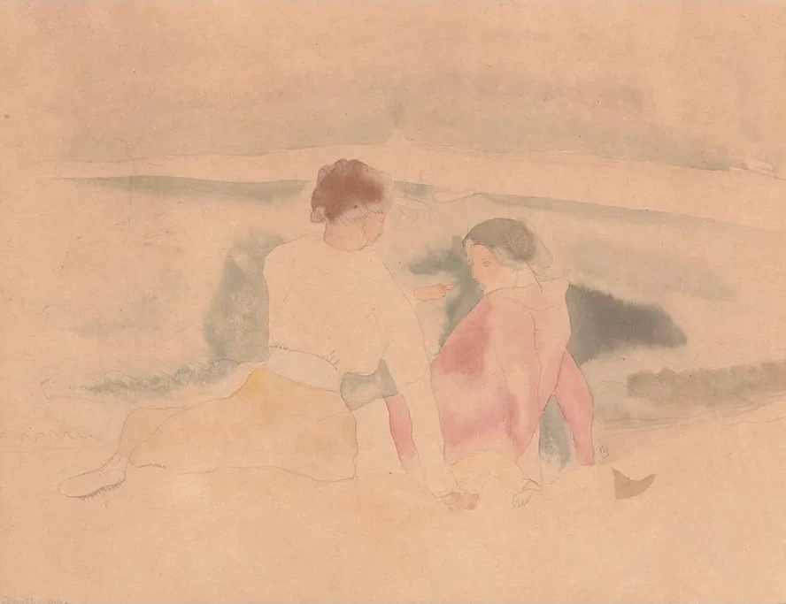 Untitled (Two Women and Boats)