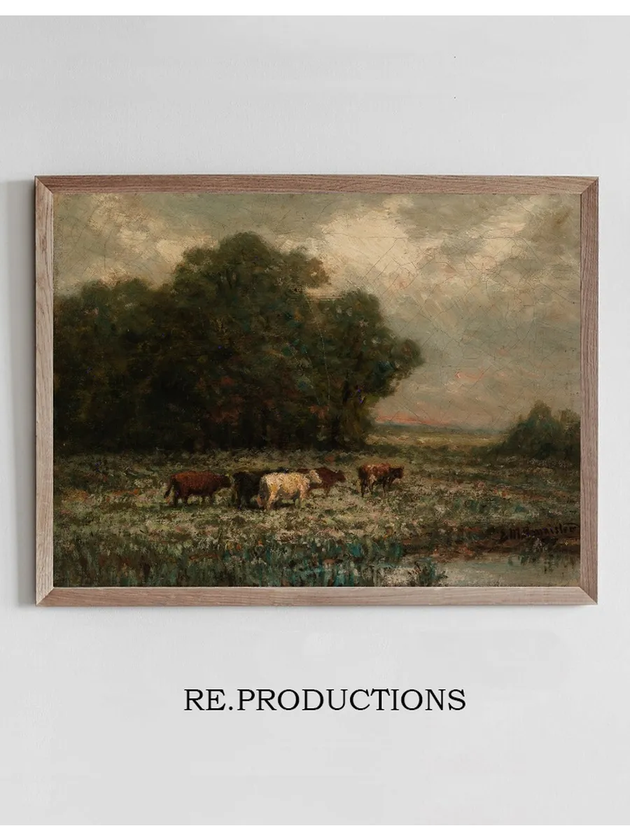 Untitled (landscape with Cattle Grazing)