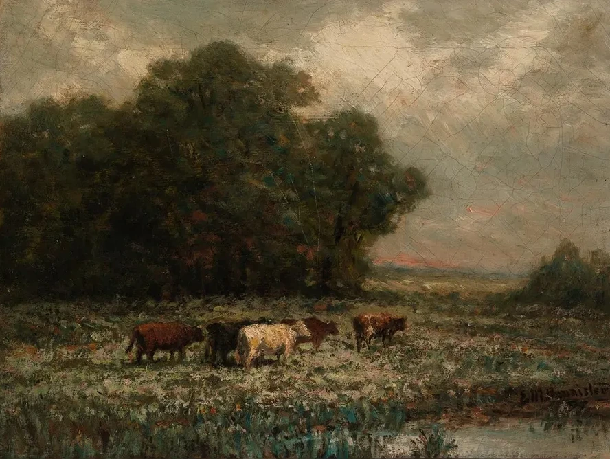 Untitled (landscape with Cattle Grazing)