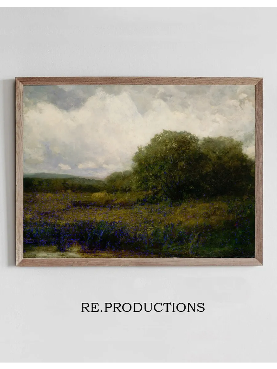 Untitled (landscape with Oxen and Haycart Crossing Bridge)