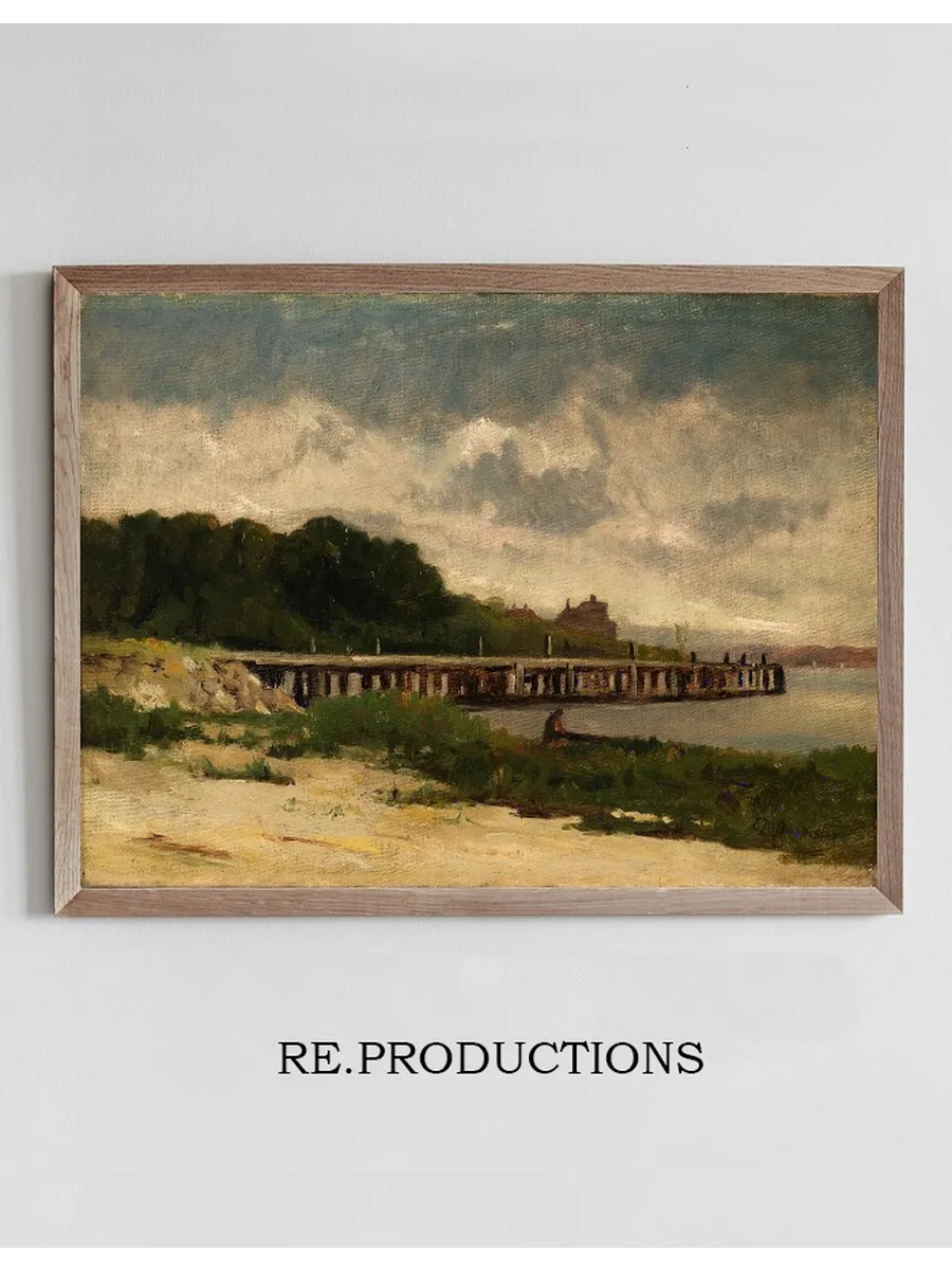 Untitled (landscape with Pier)