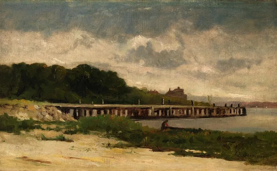 Untitled (landscape with Pier)