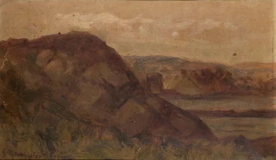 Untitled (landscape with Rocks)
