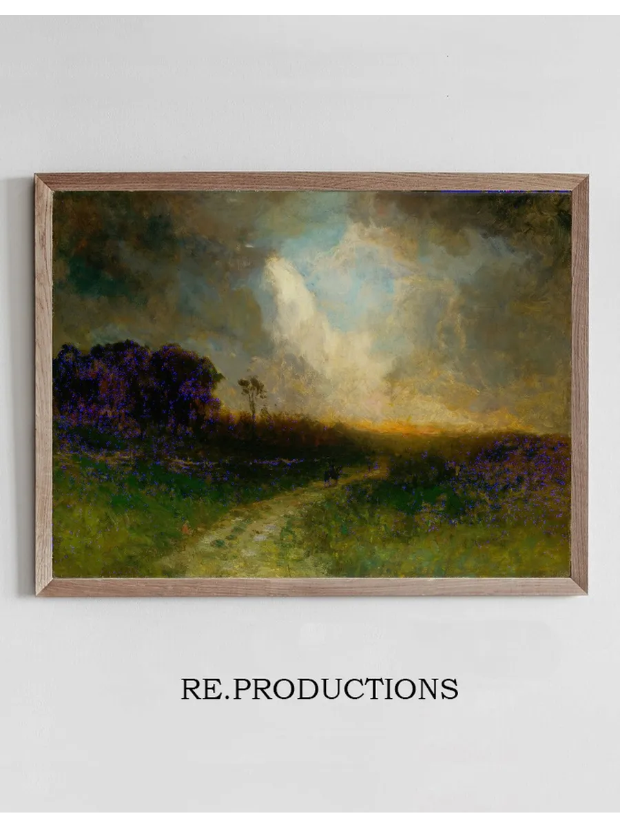 Untitled (landscape, Man on Horse)