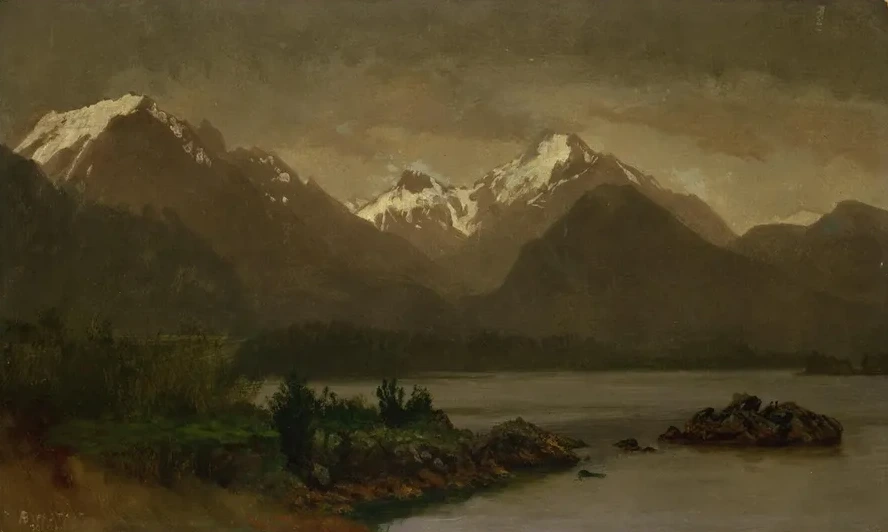 Untitled (mountains and Lake)