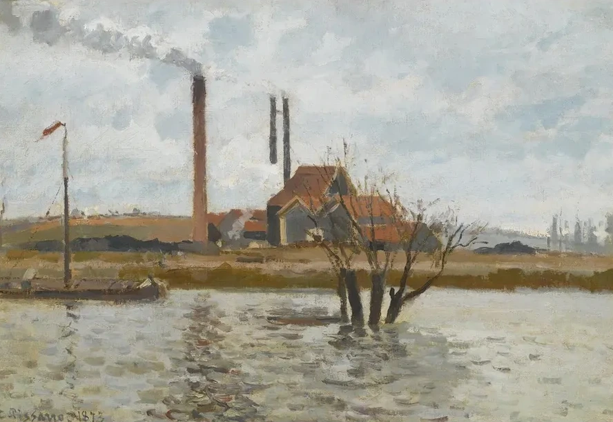 Usine Saint - Ouen - L aum ne, La Crue De L oise
