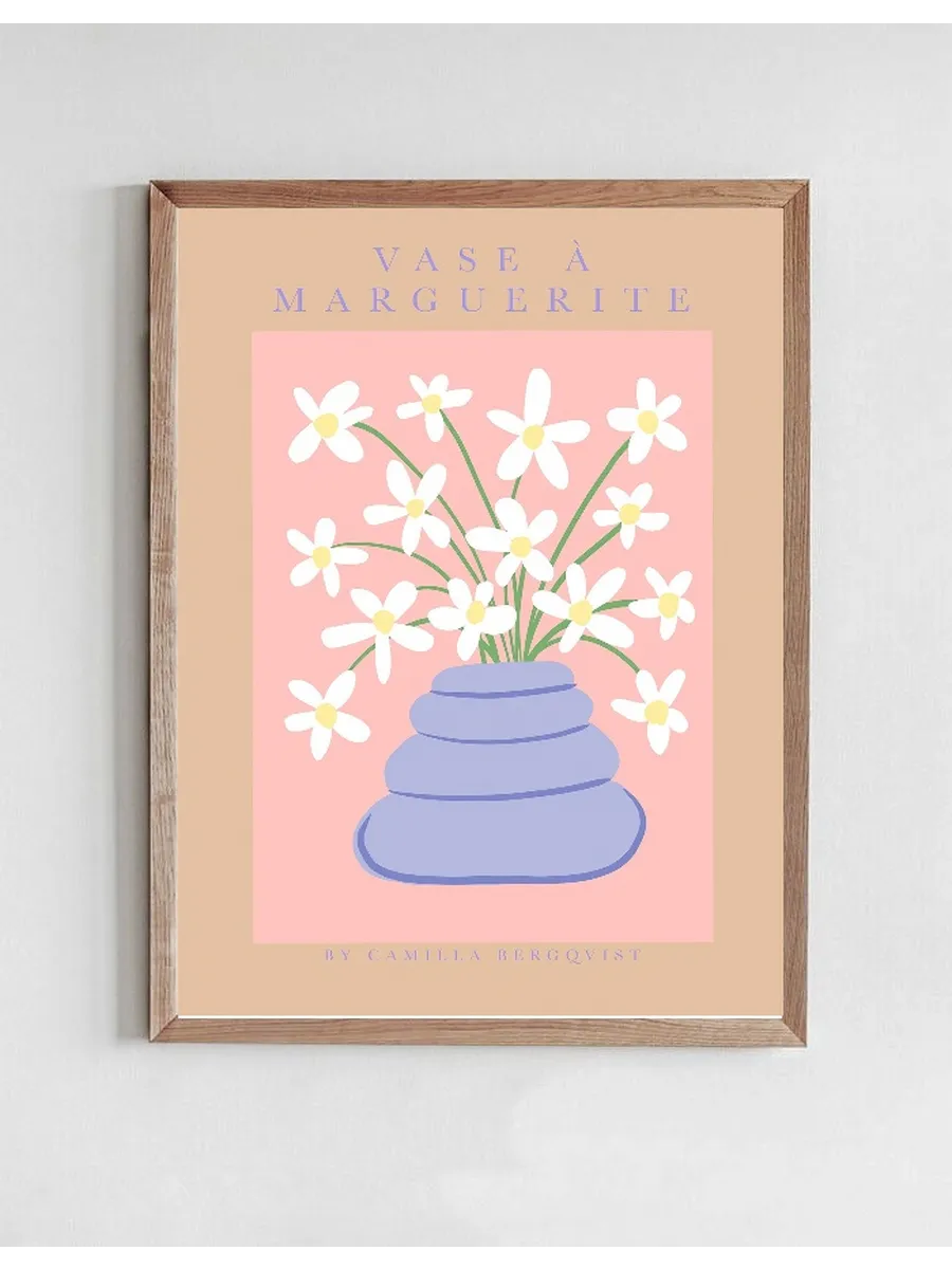 VASE Marguerite Beige