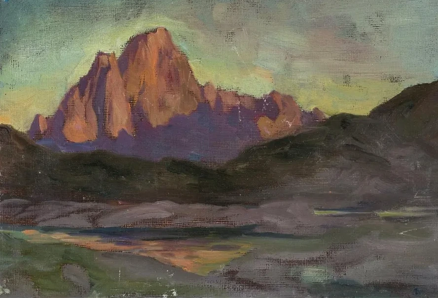 Vaagakallen. Study from Lofoten