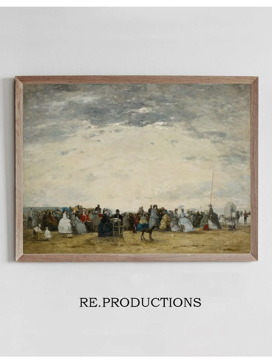 Vacationers on the Beach at Trouville