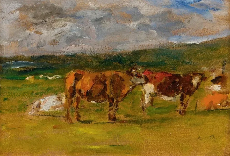 Vaches Au P turage (tude)