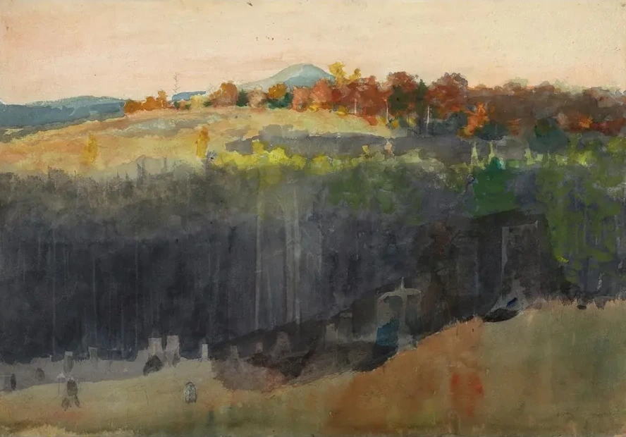Valley and Hillside, Adirondacks