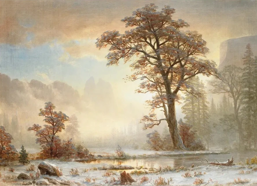 Valley of the Yosemite - First Snowfall of the Year