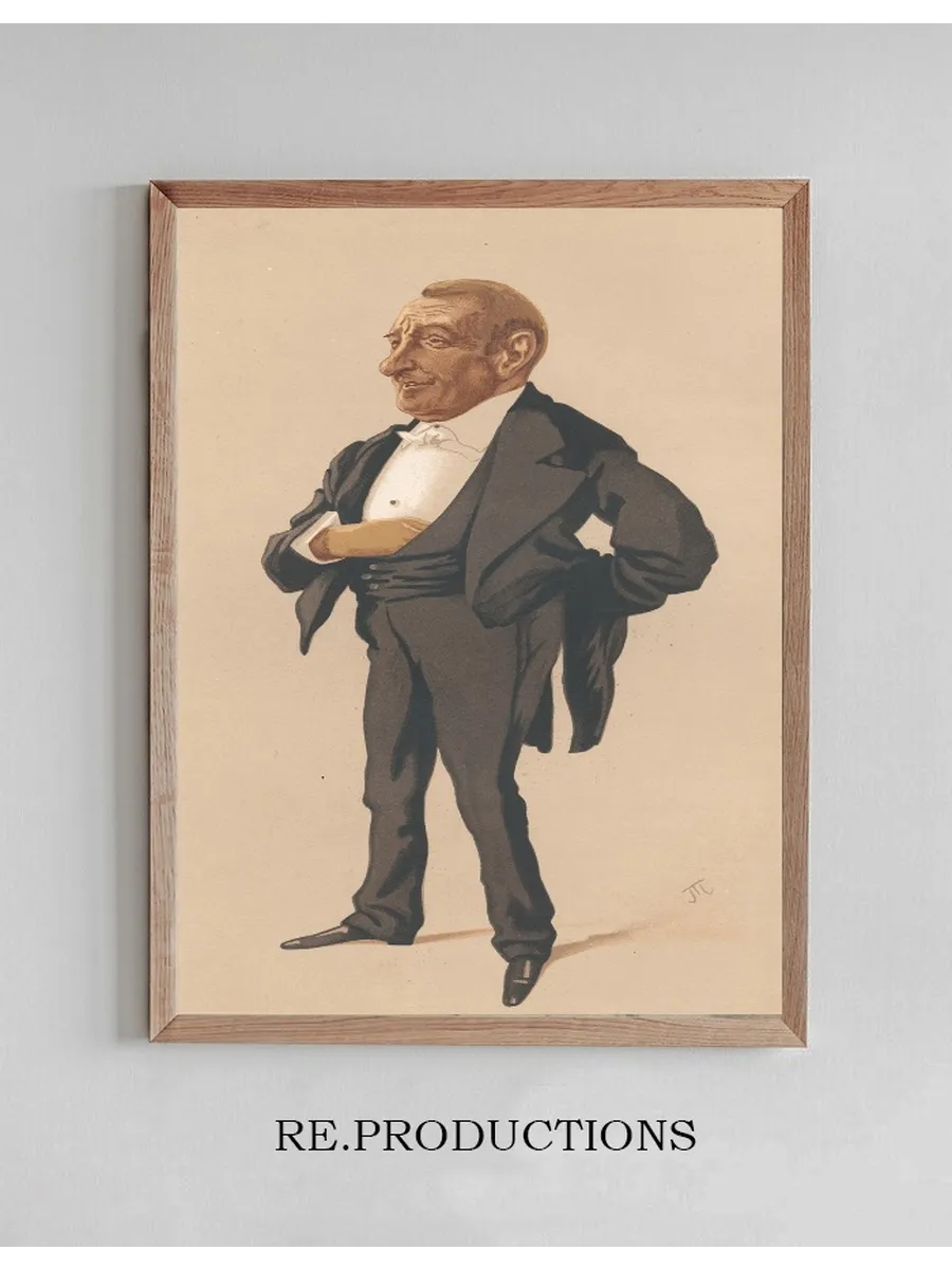 Vanity Fair Businessmen and Empire Builders. a retired Financiers. Mr. Henry Louis Bischoffsheim. 4 March 187