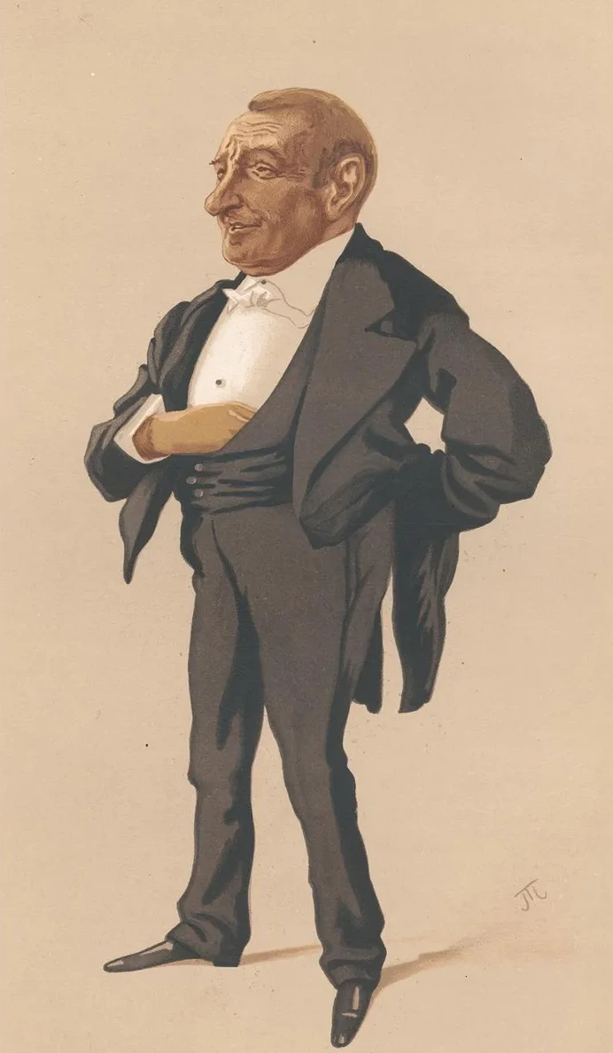 Vanity Fair Businessmen and Empire Builders. a retired Financiers. Mr. Henry Louis Bischoffsheim. 4 March 187