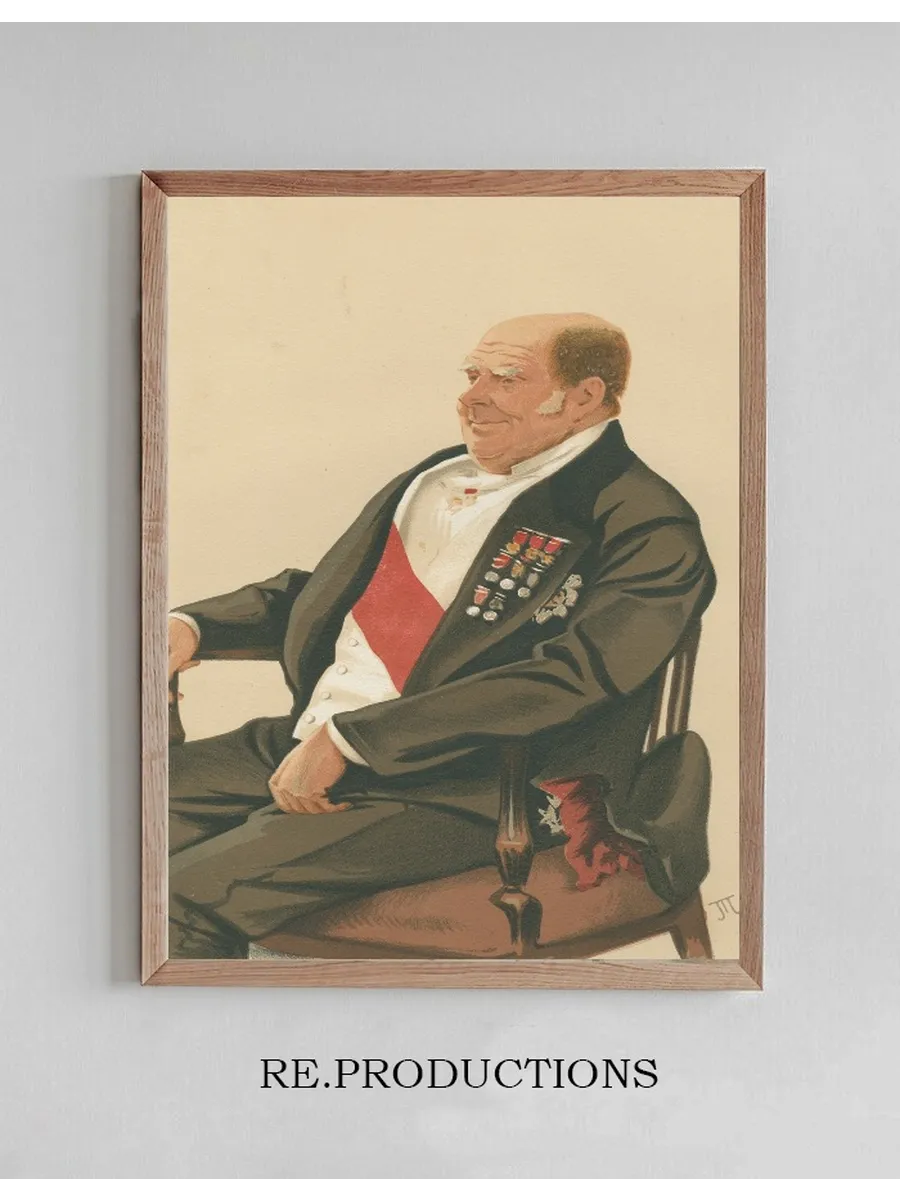 Vanity Fair Military and Navy Little Harry, Admiral the Hon. Sir Henry Keppel, April 22, 1876