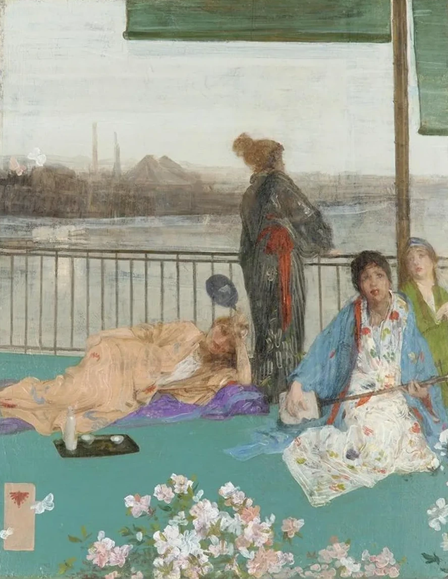 Variations in Flesh Colour and Green The Balcony