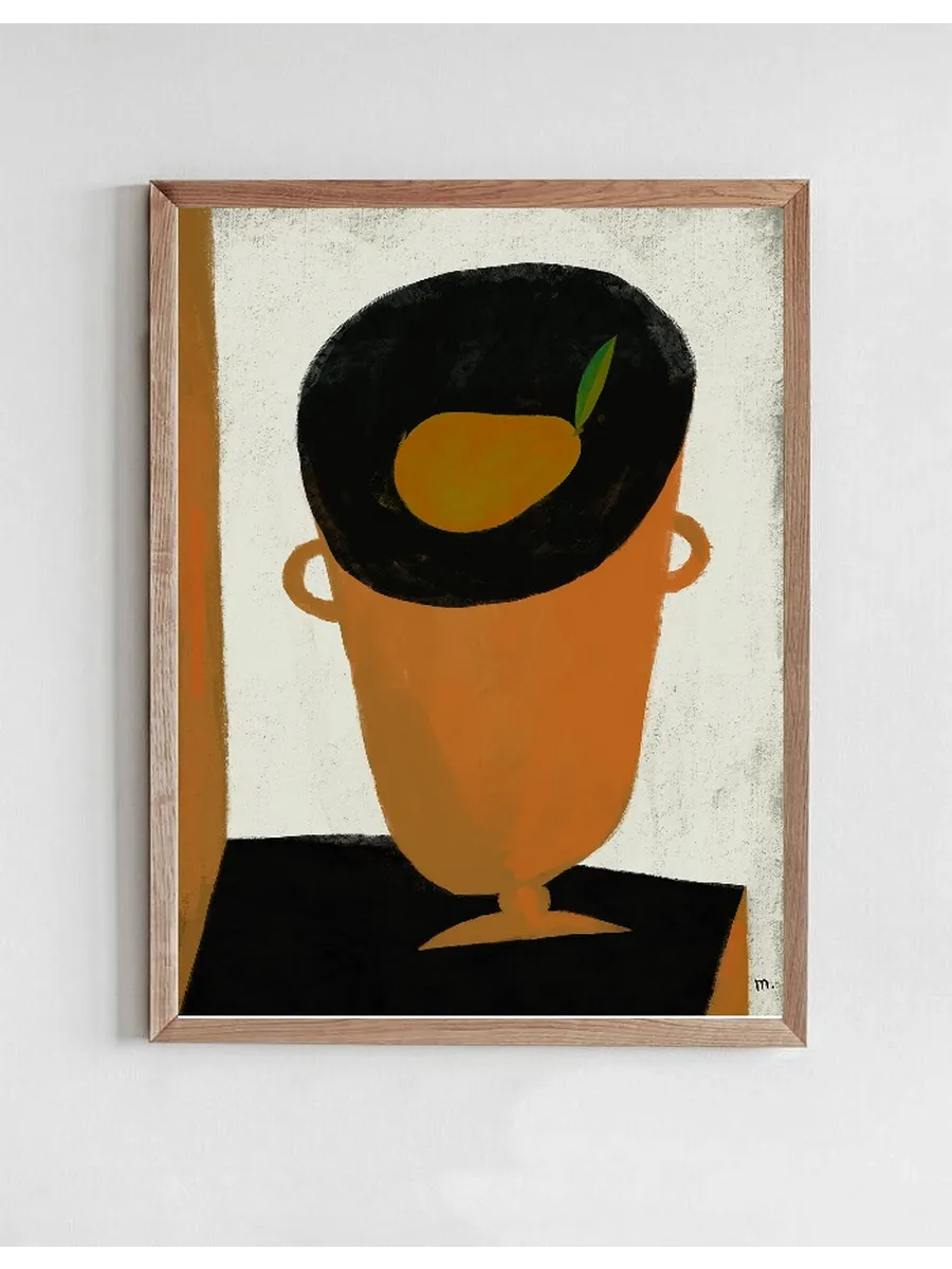 Vase Containing Pear