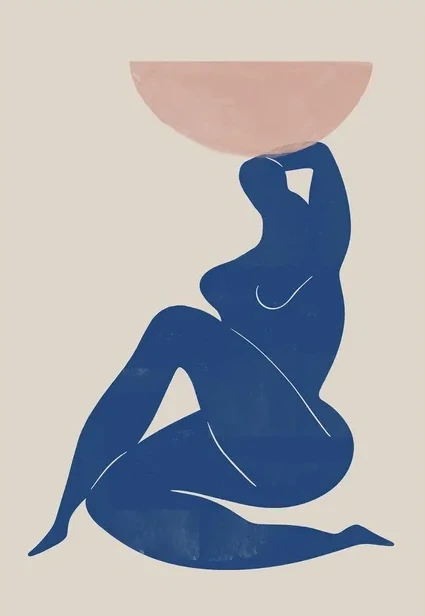 Vase and Woman