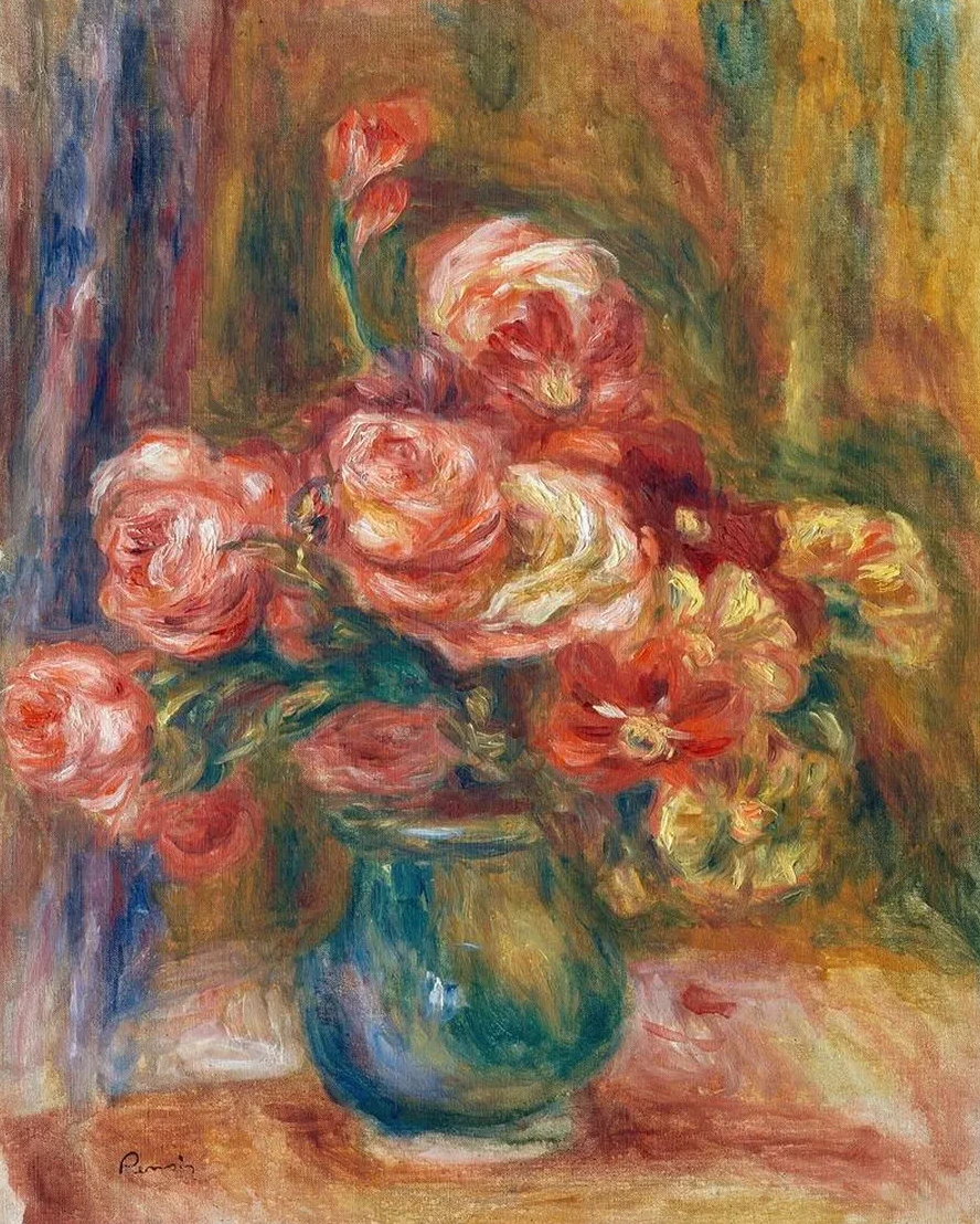 Vase of Roses