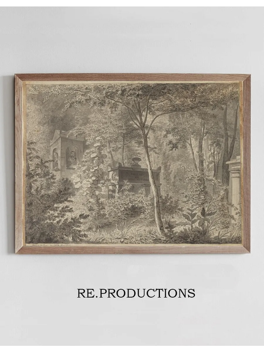Ved Moli res gravm le i Jardin Elys e des Petits Augustins, Paris 10 Juni 1811
