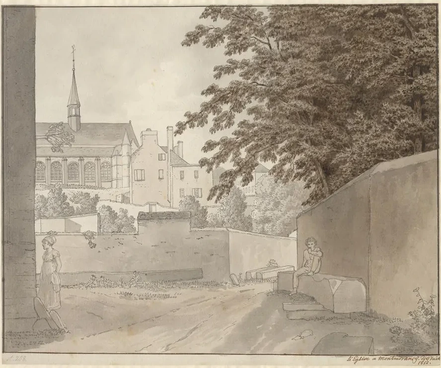 Ved Kirken Saint - Martin I Montmorency, Nord for Paris, 10 Juli 1812