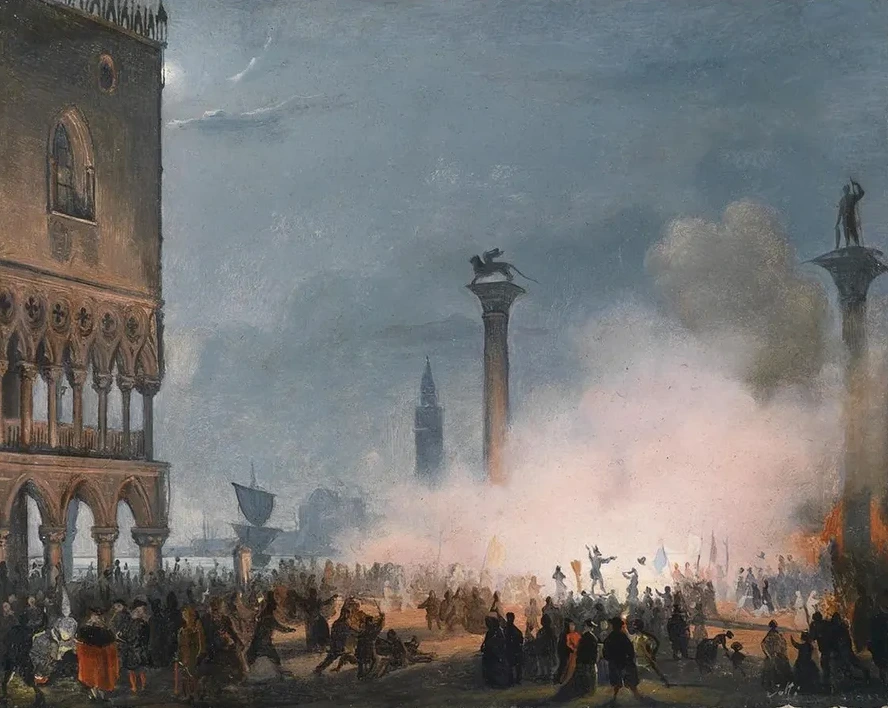 Venedi Piazzetta bei Nacht