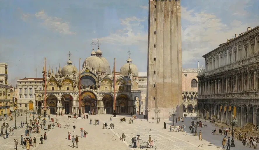 Venice A View ofthe Piazza San Marco